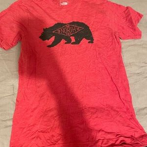 Men’s Red North Face Shirt